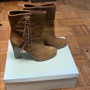 Coach brown booties size 10